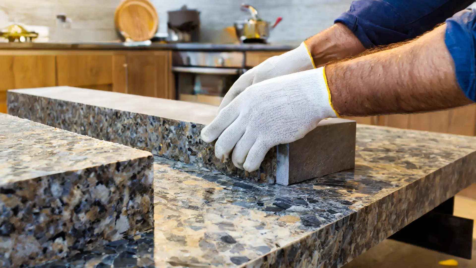 High-quality granite and quartz kitchen worktops installed by Traditional Masonry in North Shields, serving North Tyneside, Newcastle, and surrounding areas.